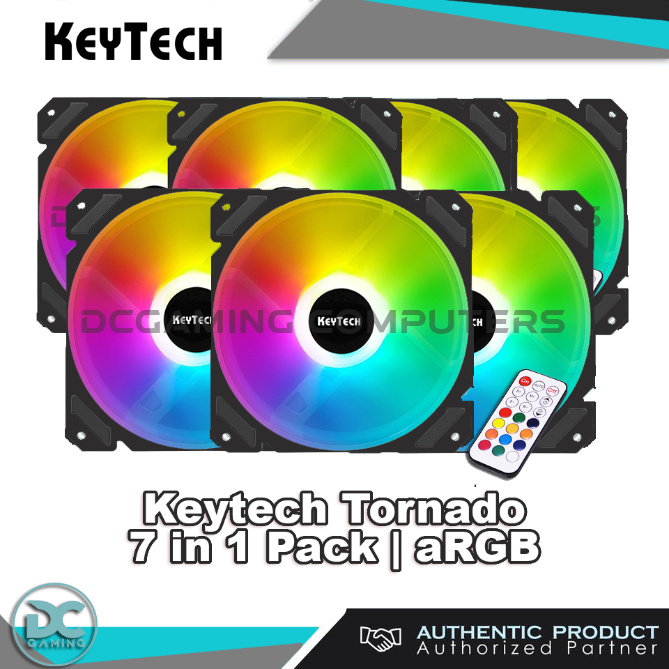 Keytech Tornado 7 in 1 Pack aRGB | Black